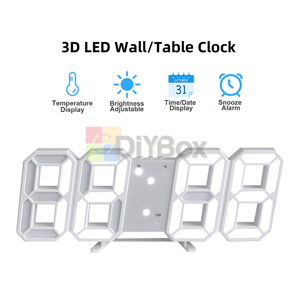 USB Fashion LED Digital Clock Multifunction Electronic Clock Home Decoration New
