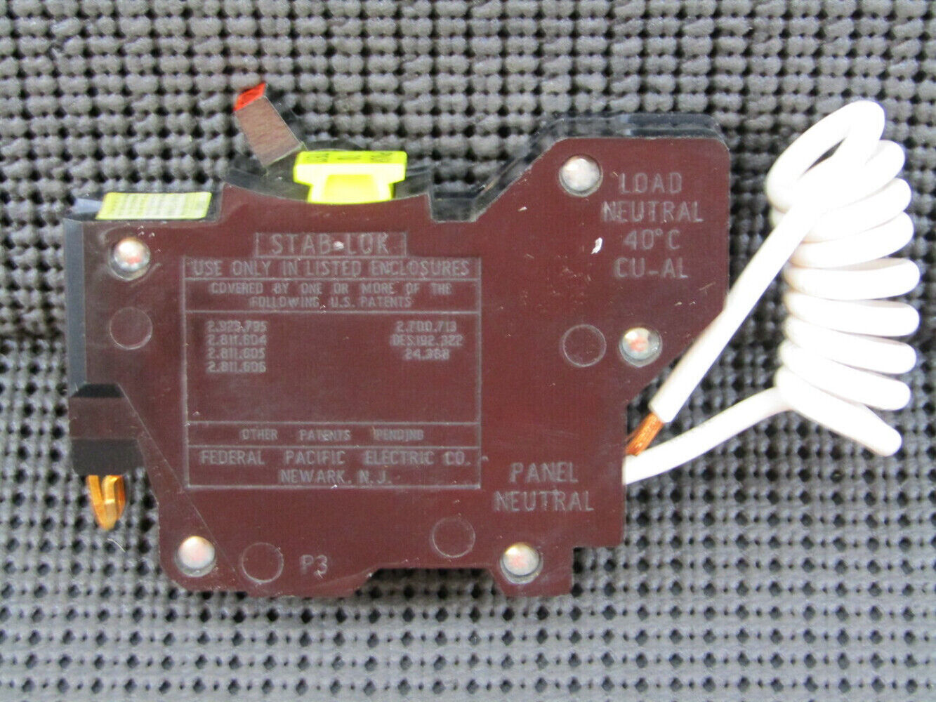 Federal Pacific Electric NAGF20 Circuit Breaker and Ground Fault Interrupter