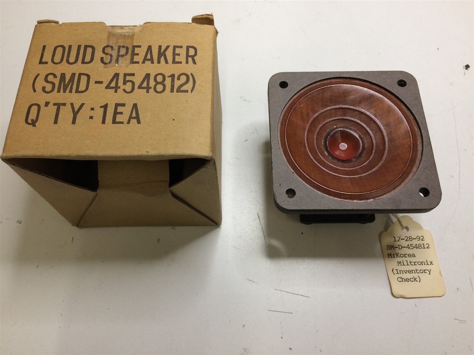 SMD-454812 MILTRONIX 3 INCH UNDERWATER SPEAKER 8 OHMS 2 WATTS 1 UNIT