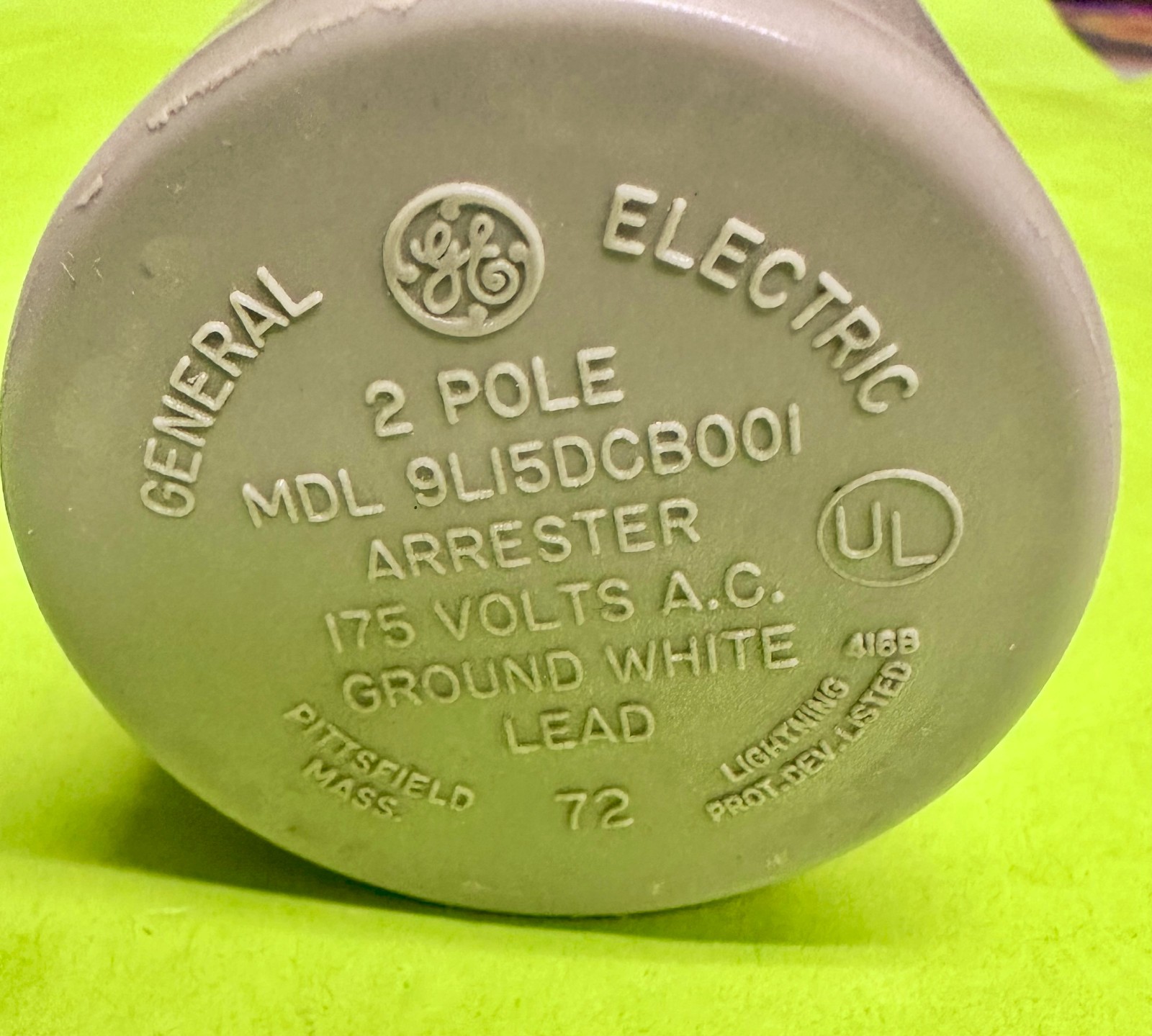 General Electric GE 9L15DCB001 Home Lighting Arrester Model for Home & Farm