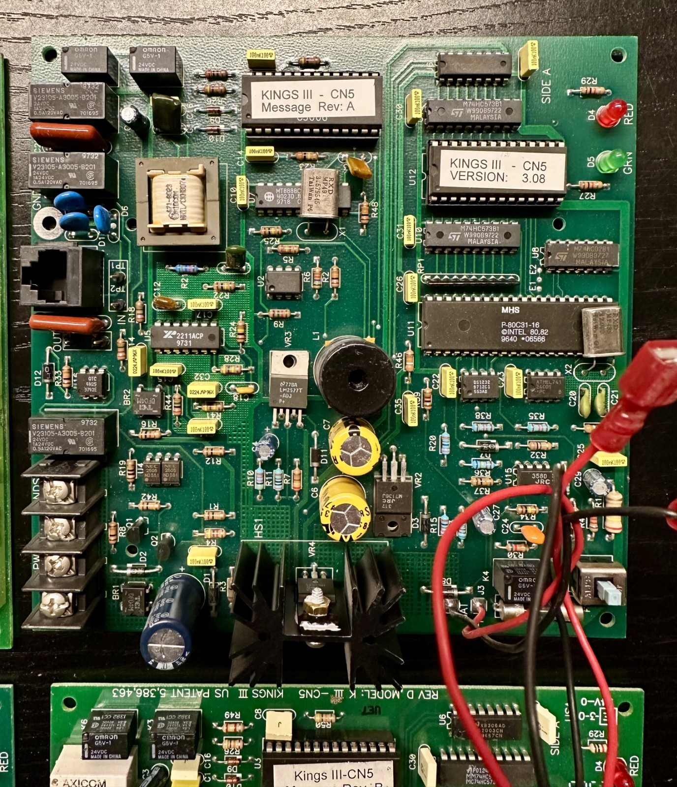 Kings III CN5 Elevator Emergency Phone Control Board Rev A/B Lot of 4