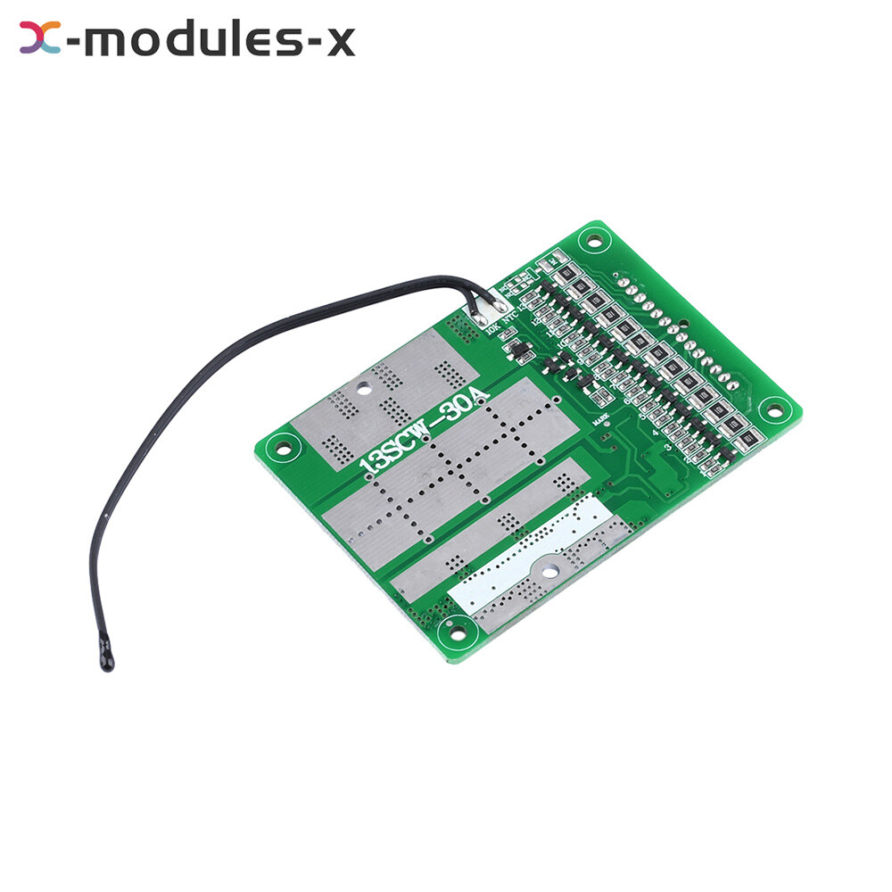 13S 48V 20A 30A Same Port Battery Protection Board for 18650 Li-ion Battery