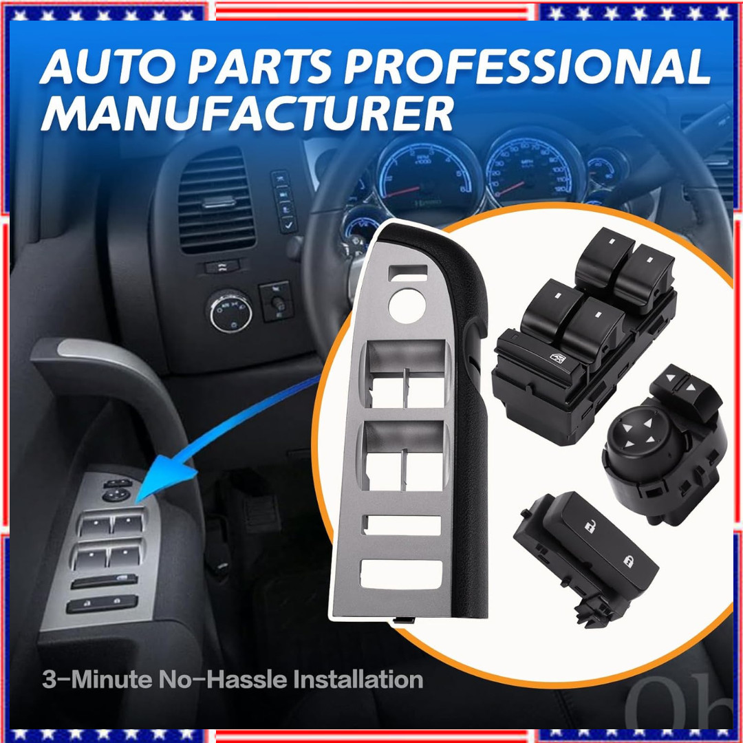Driver Side Window Master Switch for Silverado Sierra 2010 to 2013