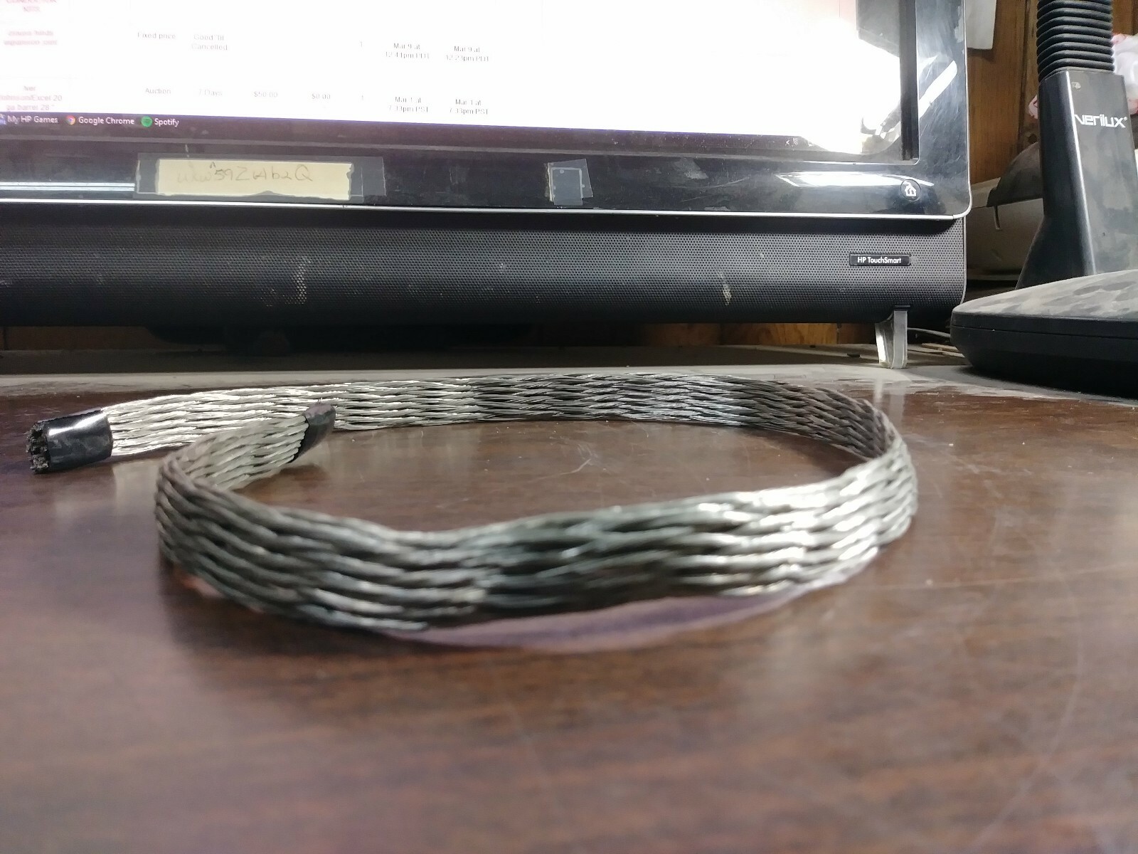 3M SCOTCH 25 ELECTRICAL GROUNDING BRAID 1/2″ x 19″ STRANDS NEW LOT OF 4