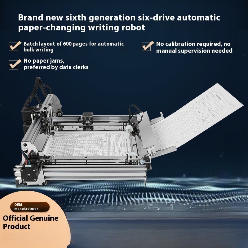 Automatic Paper Change Writing Robot Imitation Handwriting Writing Machine