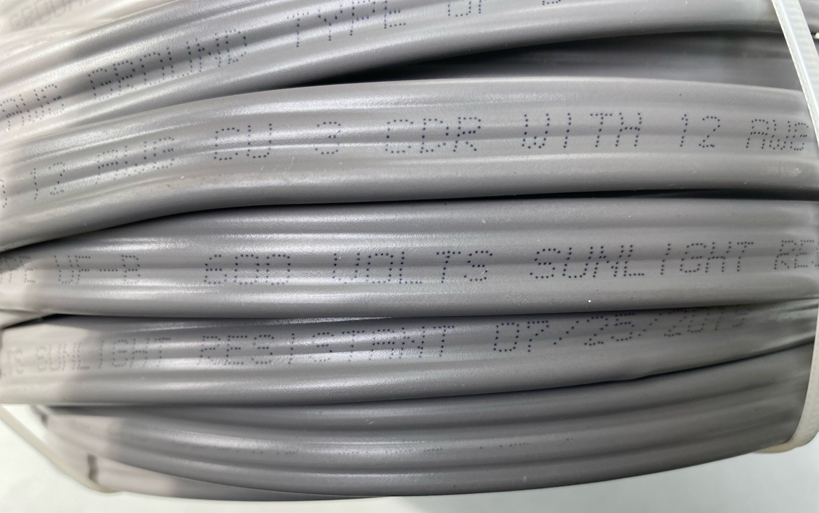 Southwire 65FT 12/3 Gray Solid CU UF-B W/G Wire