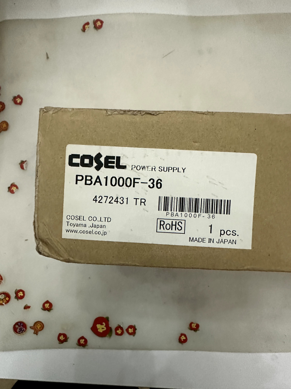 NEW COSEL PBA1000F-36 1000W 36V POWER SUPPLY