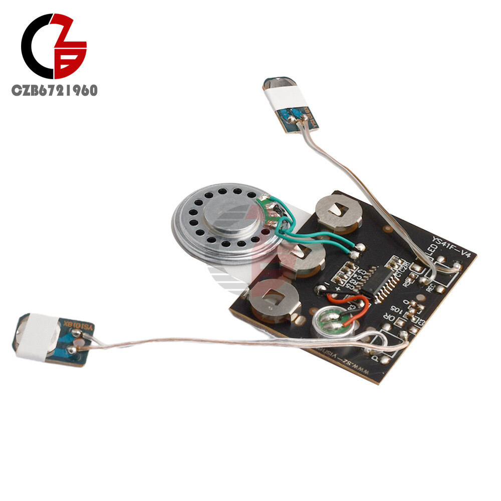 1-5PCS 30s Recordable Music Sound Voice Module for DIY Card Music Box w/ Speaker