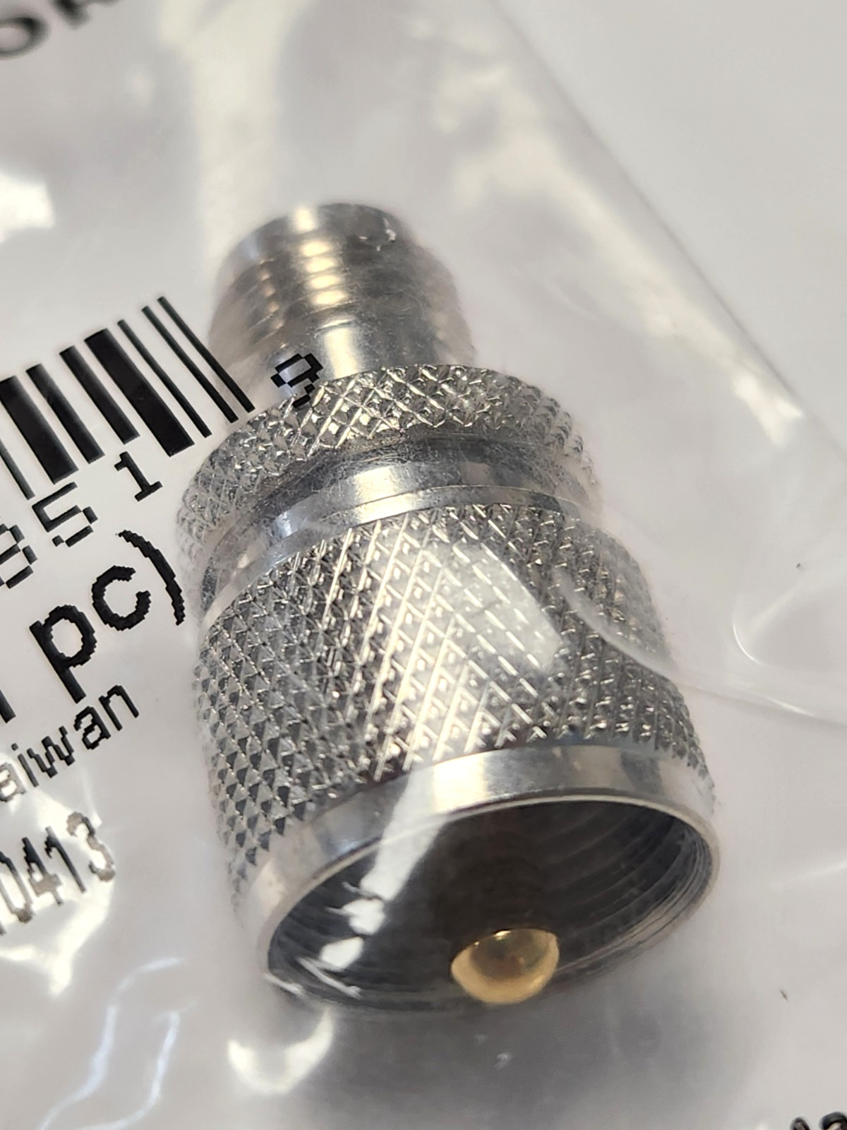 Pan Pacific RFA-8412 RF Coaxial Adapter UHF Male PL-259 to TNC Female 50 Ohm NEW