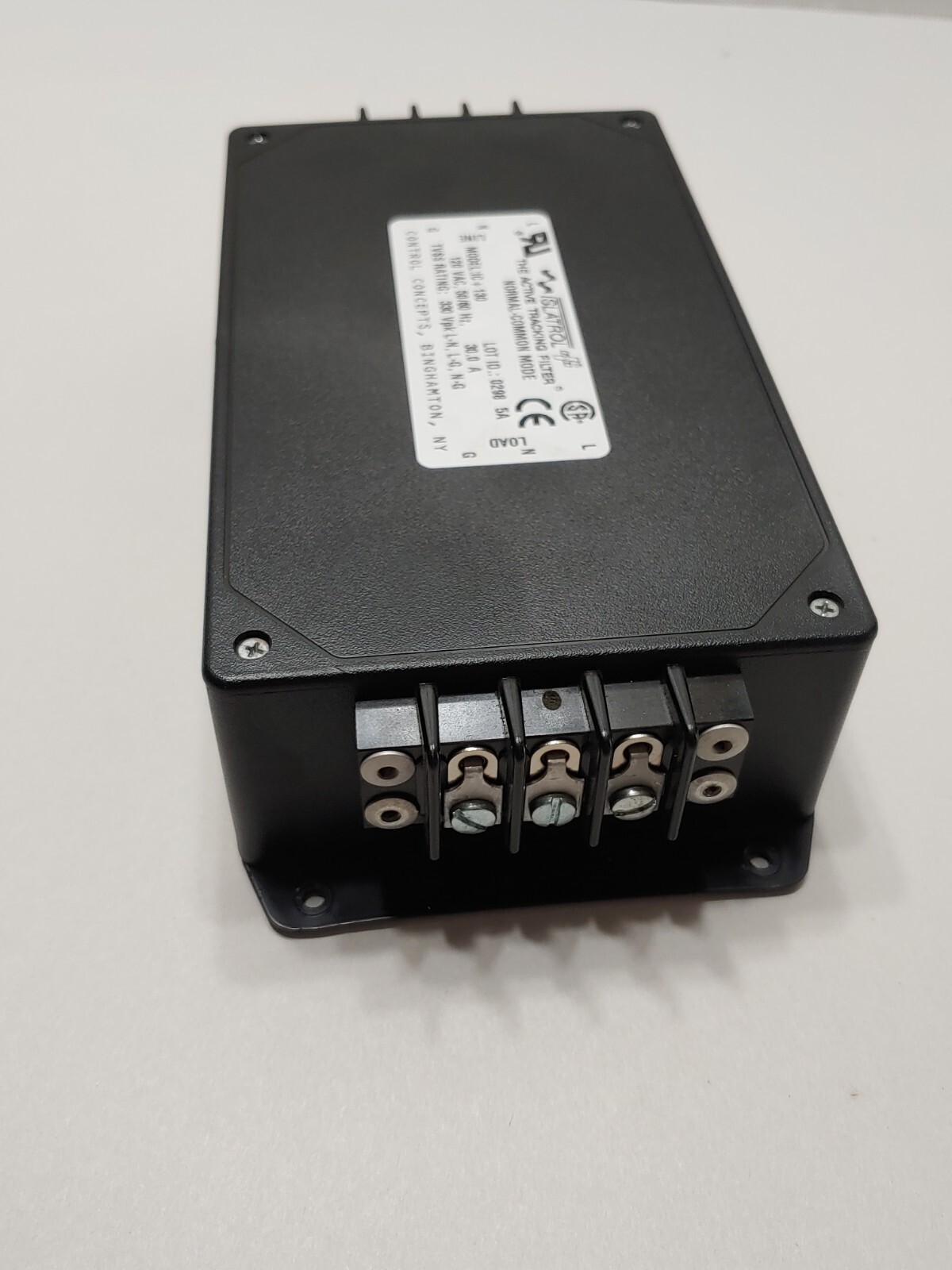 Control Concepts IC+130 Islatrol Plus Active Tracking Filter, 120VAC 50/60HZ 30A