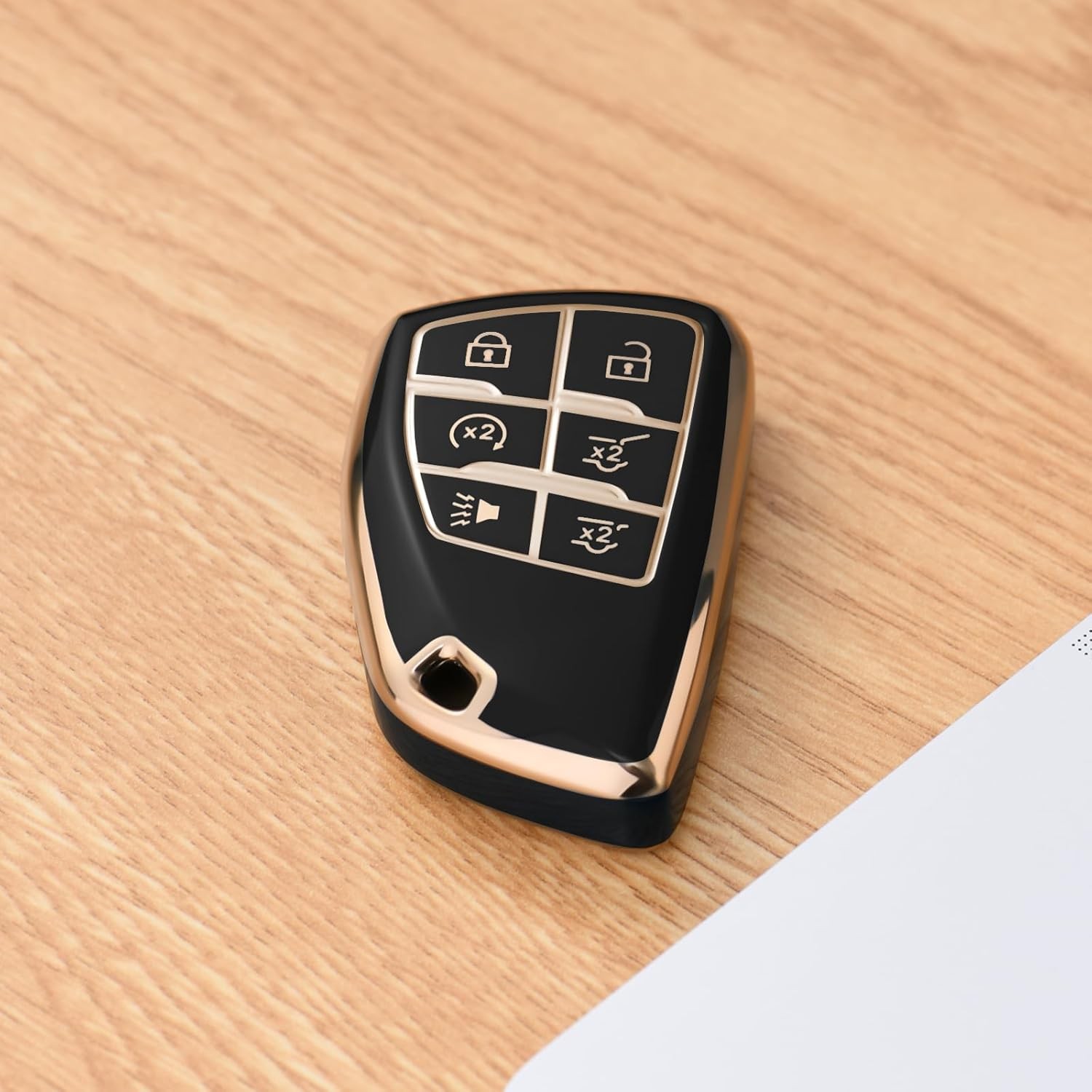 Premium Soft TPU Key Case Cover for 2021-2025 Suburban Tahoe Yukon Key Fob