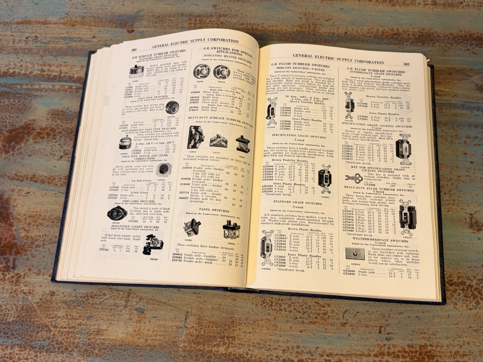 1951 General Electric Supply Corp Catalog Wiring Materials Power Apparatus Book