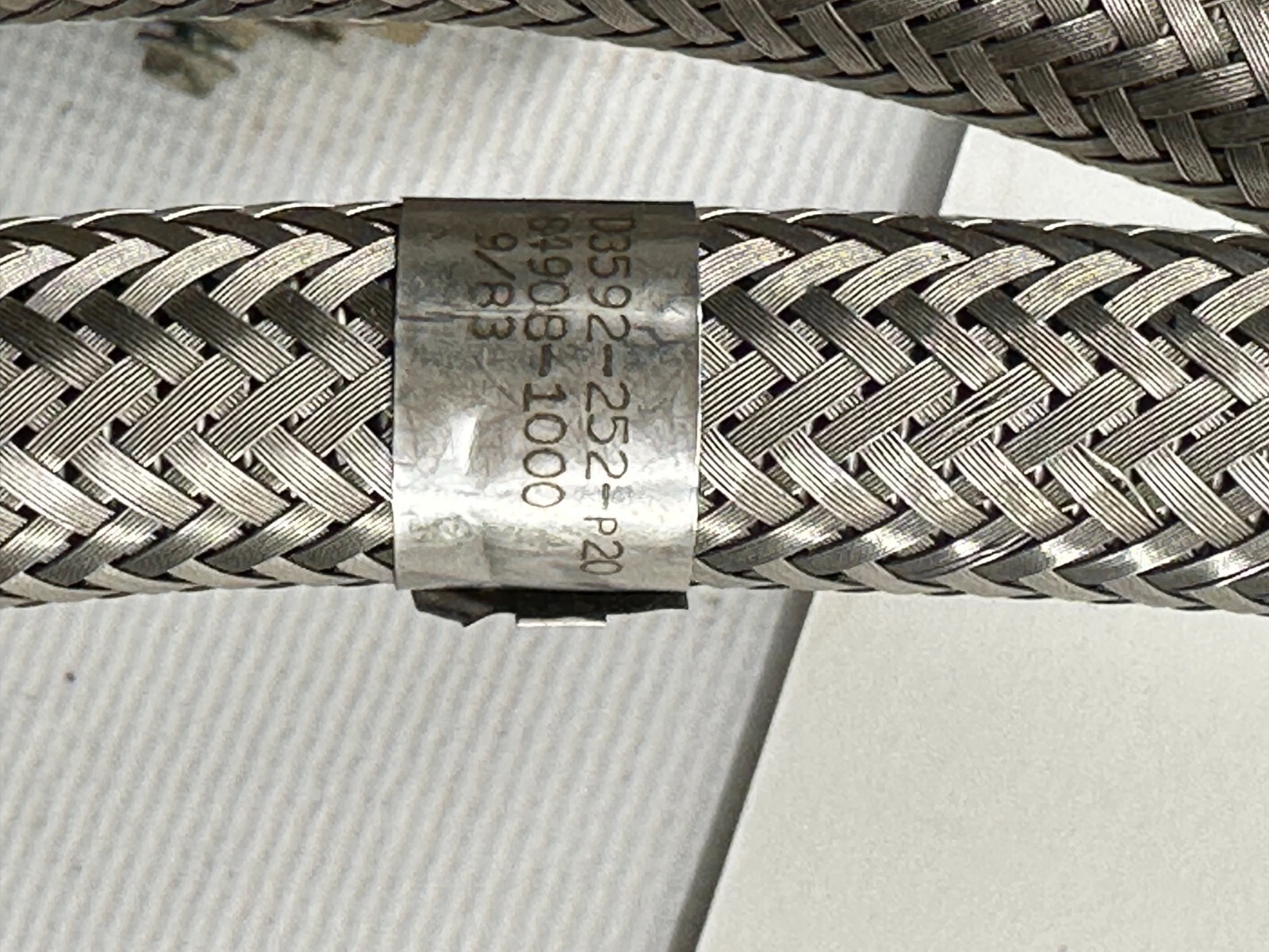 AEROQUIP 5400-S5-8 W/10FT FLEXIBLE BRAIDED ANACONDA METAL HOSE W/CTI D3592-252