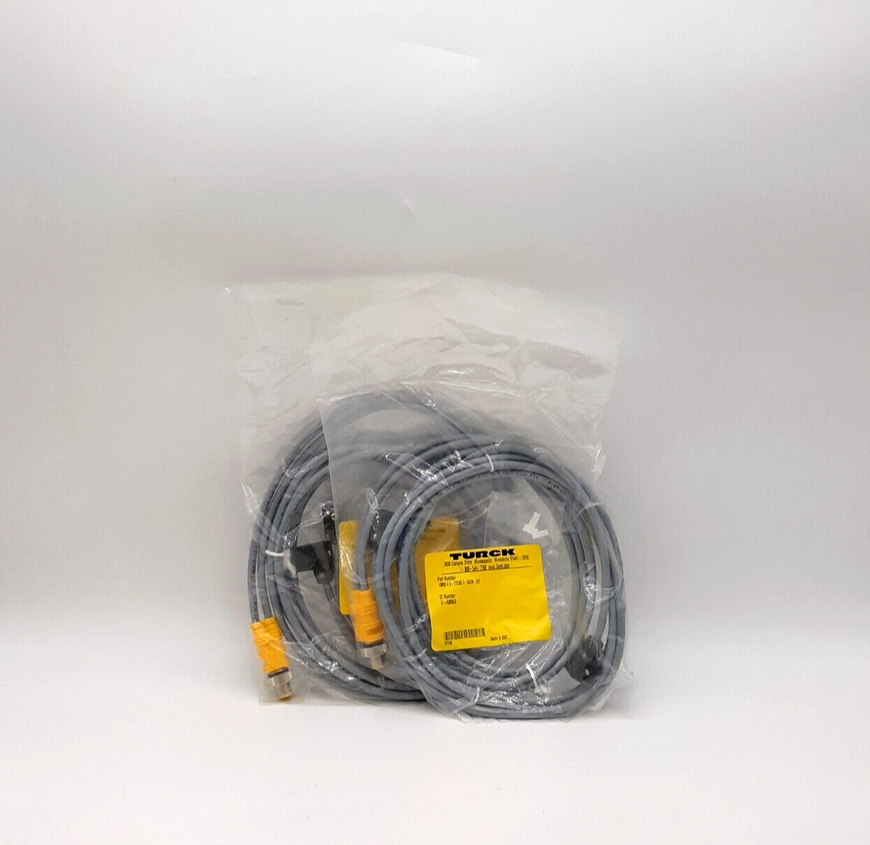 Turck VBRS 4.5-2TC8S 2-A528-2/2 Cordset – Lot of 2