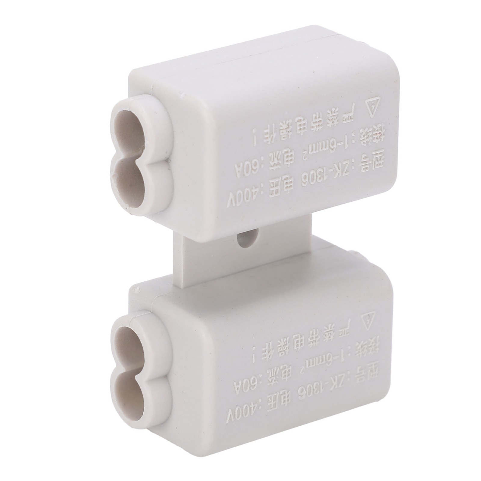 2Pcs High-Power Wiring Splitter Non-Breaking Design Main Function Terminal Block