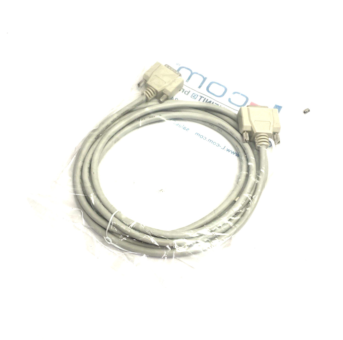 L-com CSMN15MF-10 Deluxe Molded D-Sub Cable, DB15 Male / Female, 10.0 ft