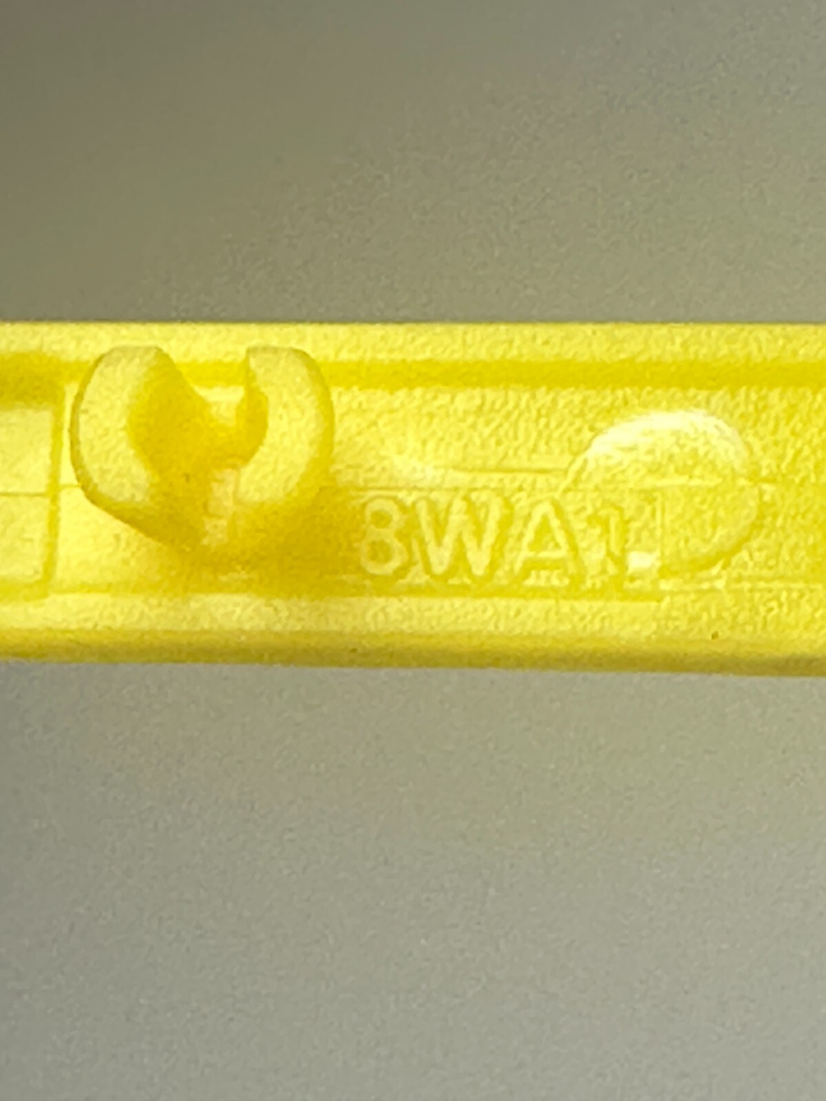 Siemens 8WA1-811 Screw Terminal Covers w Lightning Symbol Yellow 5mm (Lot of 50)