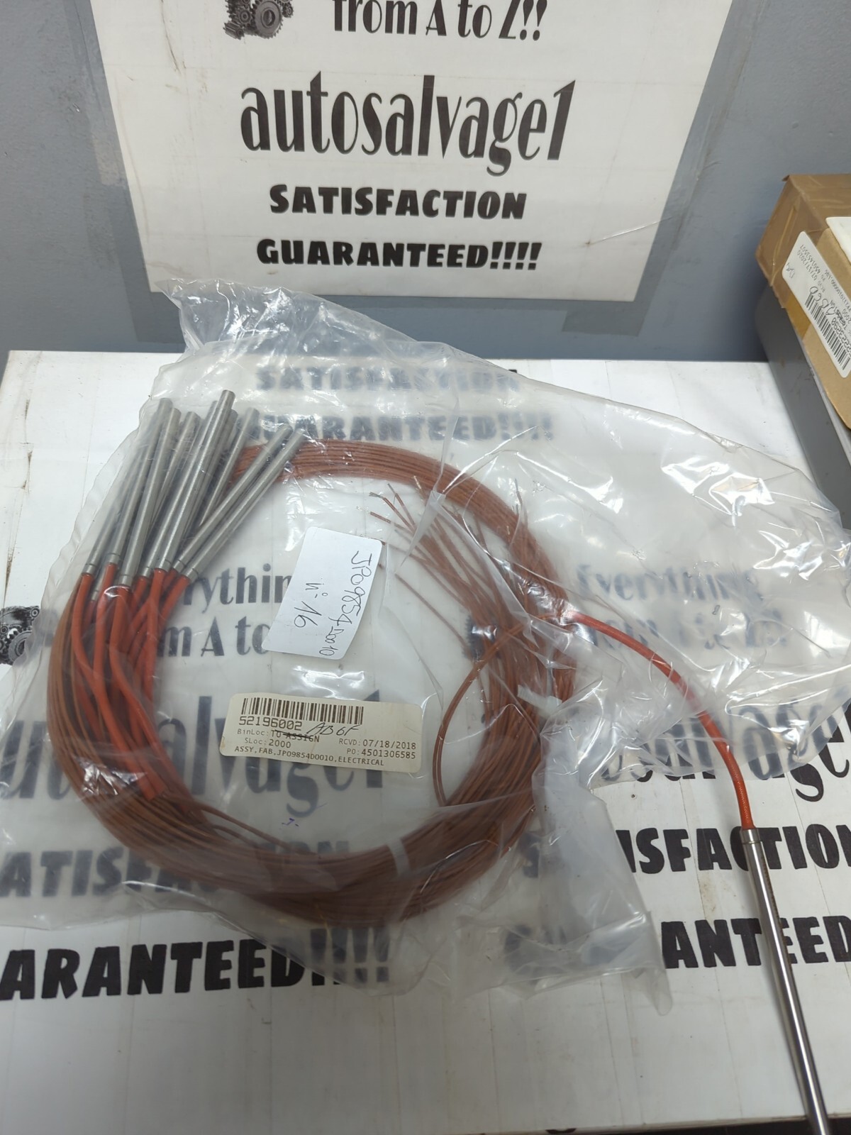 TUBULAR ELECTRICAL,HT72322 W150 V55, CARTRIDGE HEATING ELEMENTS LOT OF 16 NOS