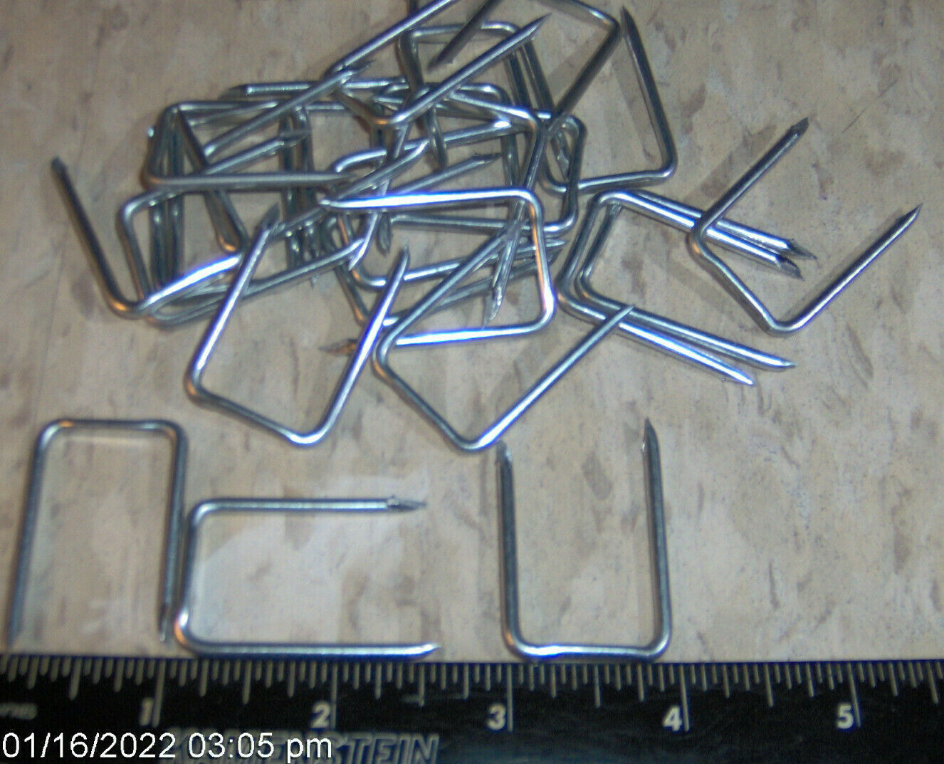 25 count 3/4″ x 1 3/8″ long Steel ELECTRIC SERVICE CABLE STAPLES 6-3 SEU King