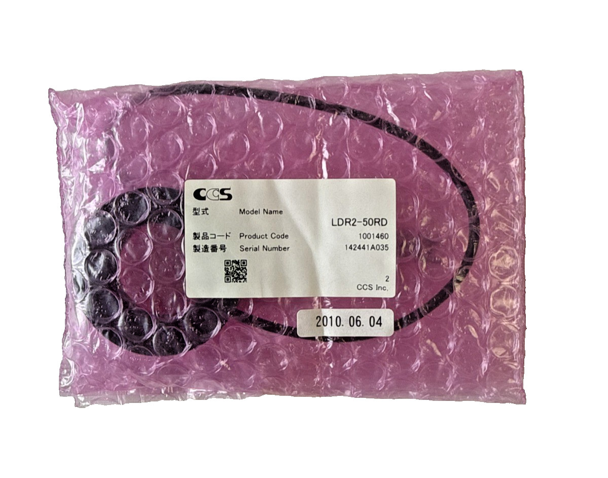 CCS LDR2-50RD Red LED Ring Light 50mm Machine Vision
