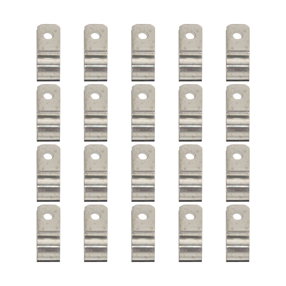 20Pcs Stainless Steel R-Type Cable Clamps Convenient Cord Fixing Holders