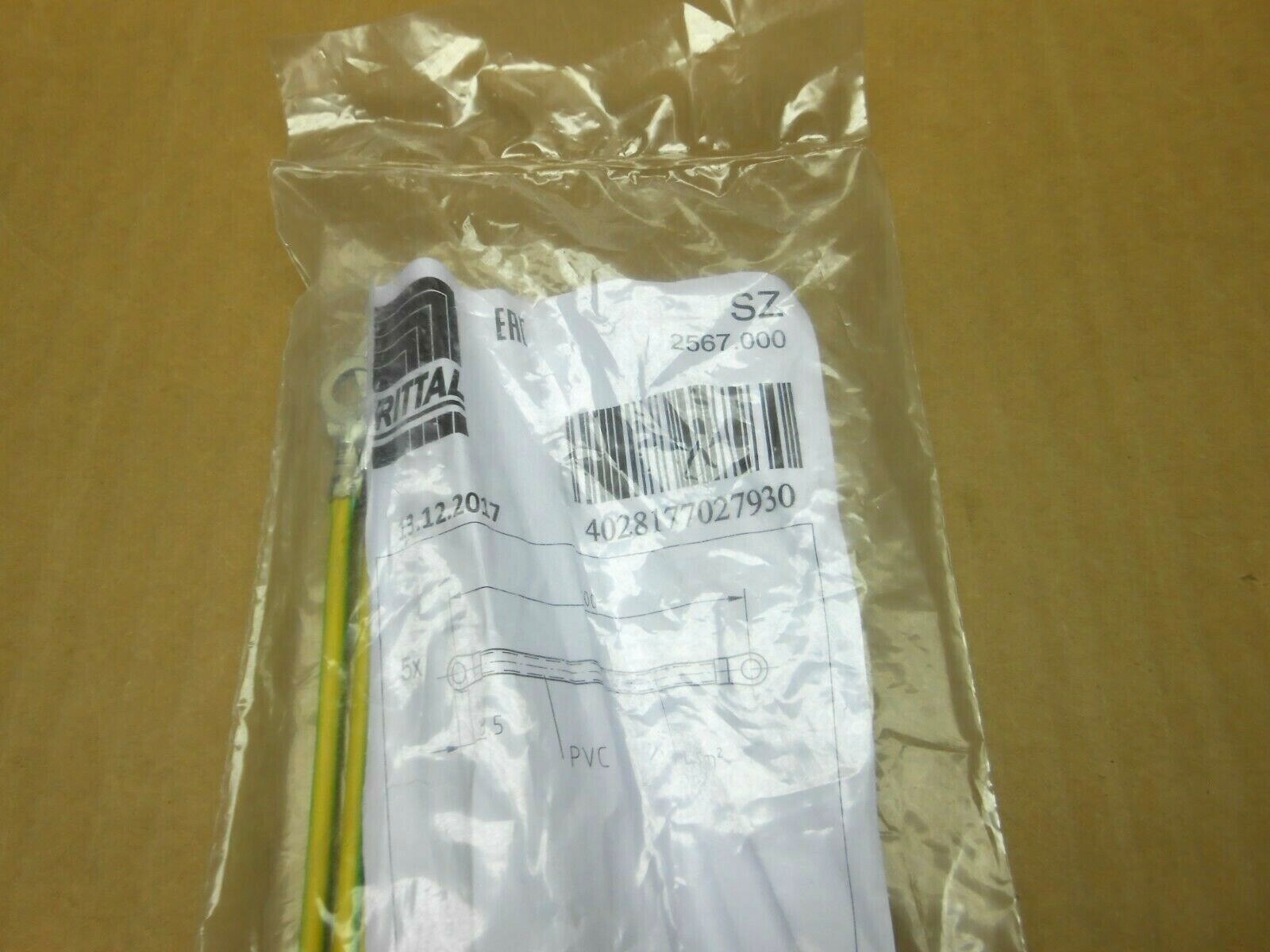5 NIB RITTAL 2567.000 2567000 GROUNDING STRAPS 300-4 45SQMM (88 BAGS AVAILABLE)