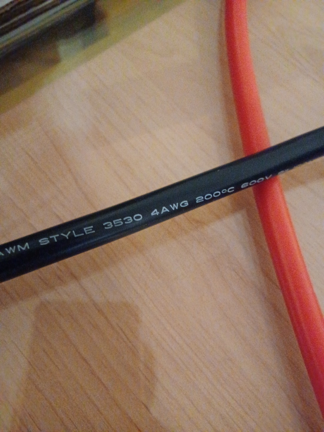 Pair 4 AWG Heat Resistant Wire 200°C 600V Silicone Rubber 4′ Ft High Flexibility