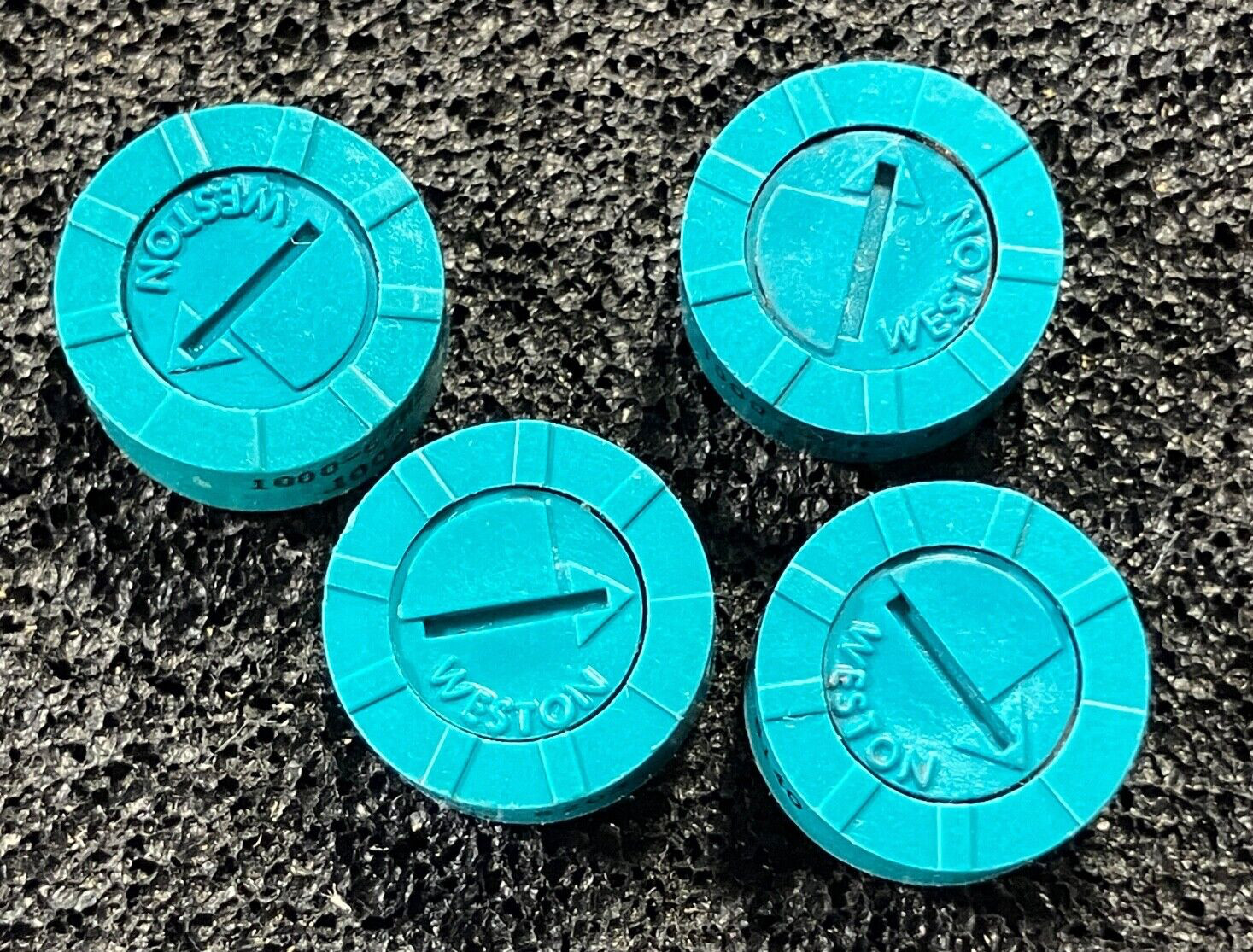 12pcs-Weston Trim Pot, 100 ohm, Single-Turn, Smooth, PC-mount, accurate! -RARE
