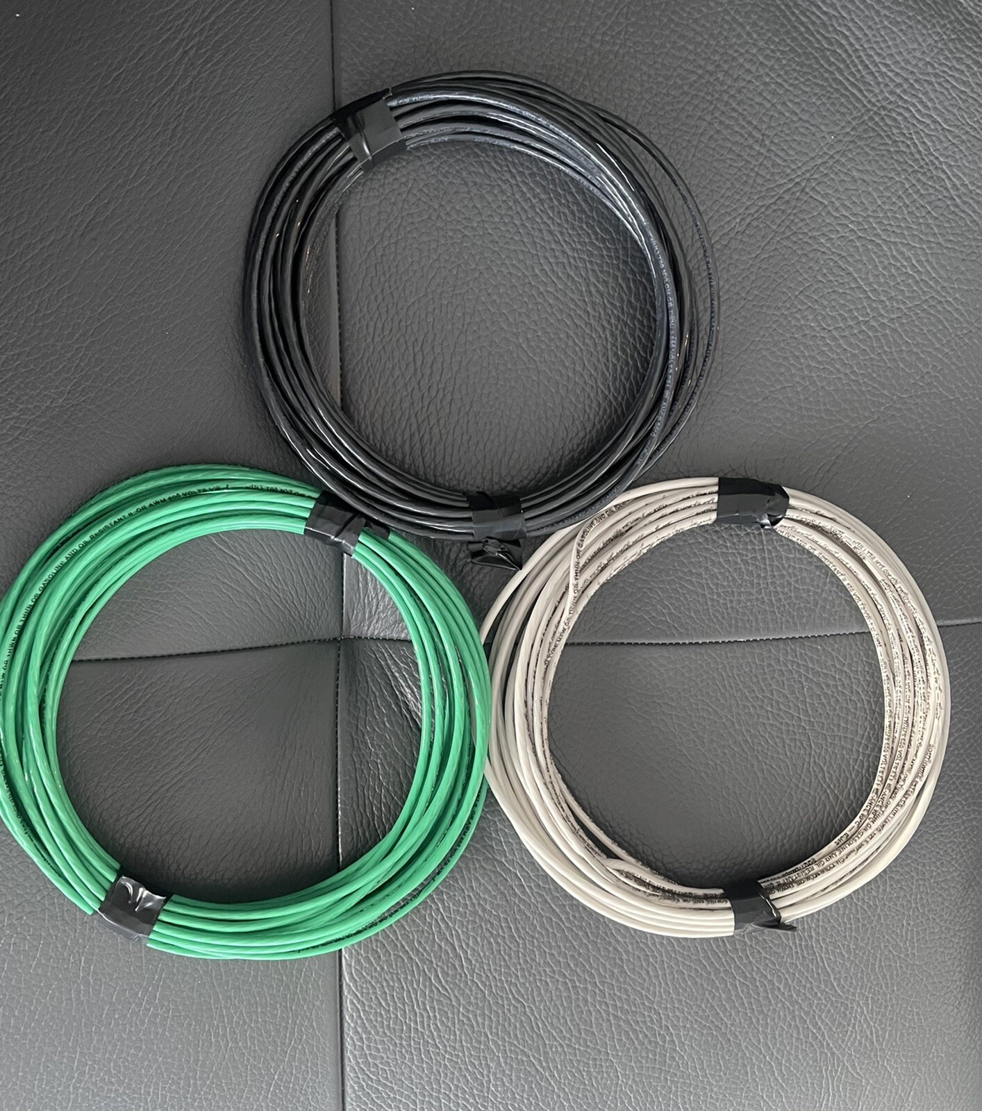 75ft 12 AWG THHN Black , White , Green Stranded Wire 25Ft Each