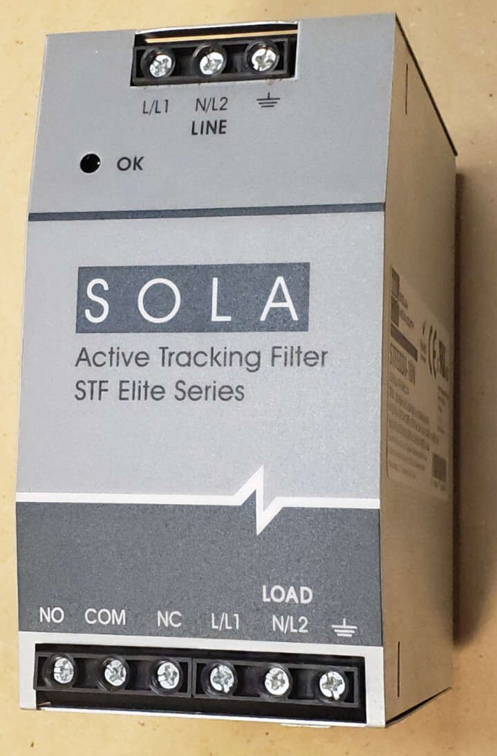 EMERSON / SOLA STFE030-10N / STFE03010N Active Tracking Filter Elite Series-USED