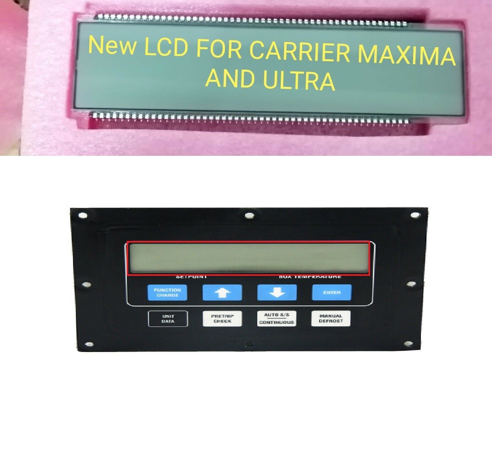 TRP LCD DISPLAY REPLACEMENT FOR CARRIER ULTRA AND MAXIMA