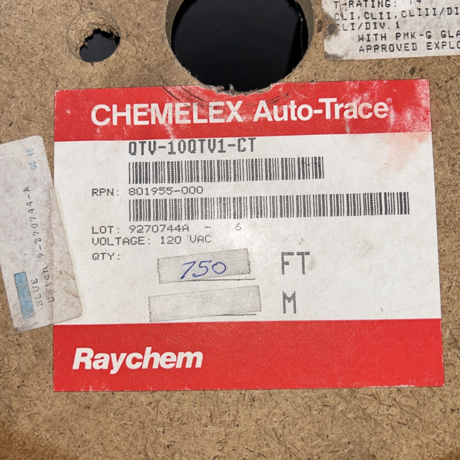 Raychem QTV-100-CT Parallel Self-Regulating Heating Cable *Sold by the Foot* NEW