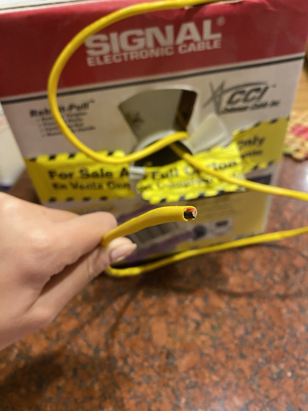 Signal Electronic Cable Coleman Communication 16/2 STR/26 SPKR CM/CL3 Yellow