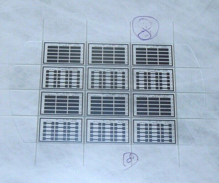 GDSI 150 NM NI/10 NM CR Semiconductor Diced Silicon Wafer 14x23mm New