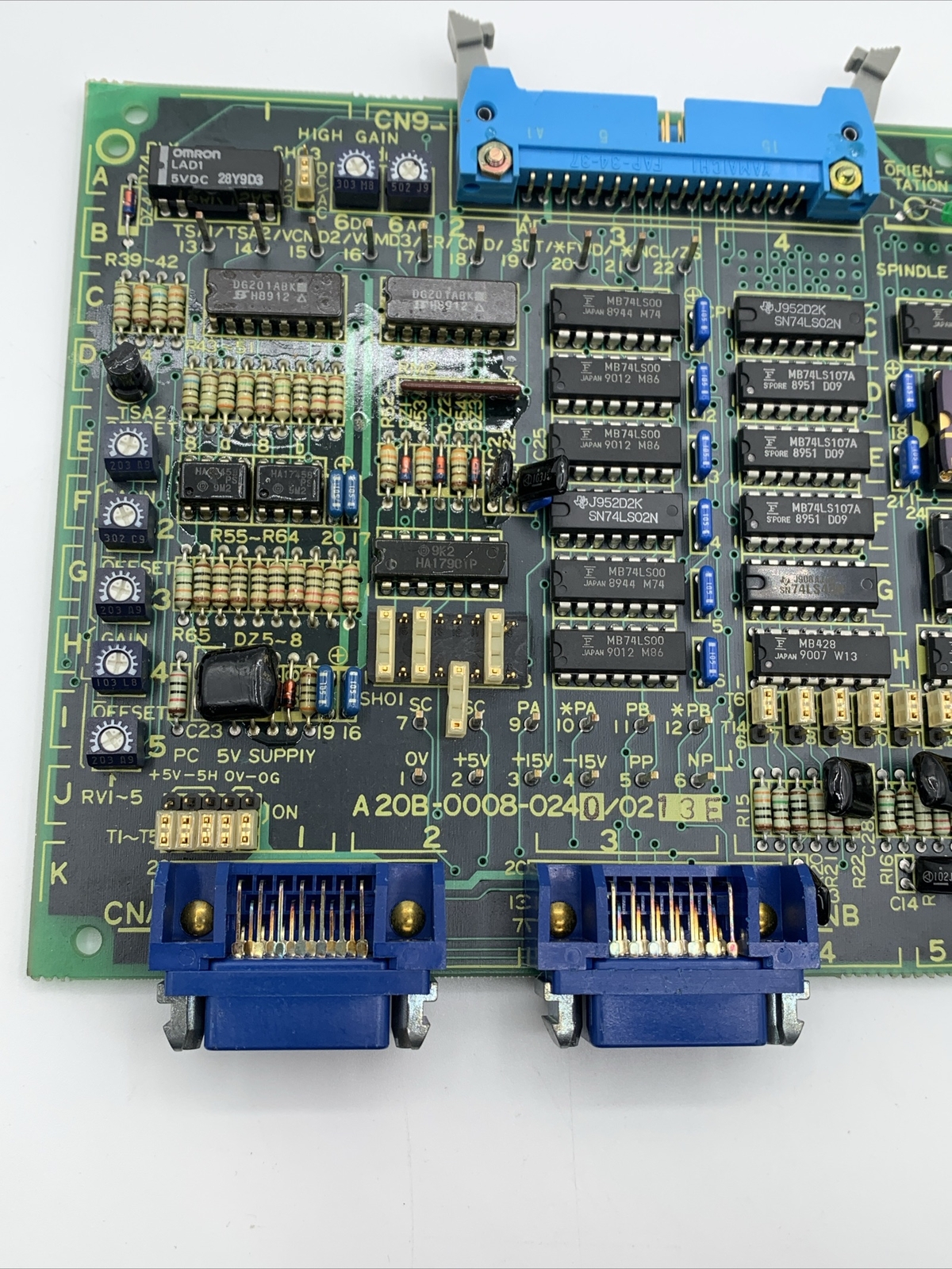 Fanuc PC Board Orientation/Circuit Board A20B-0008-0240/0213E See Pics