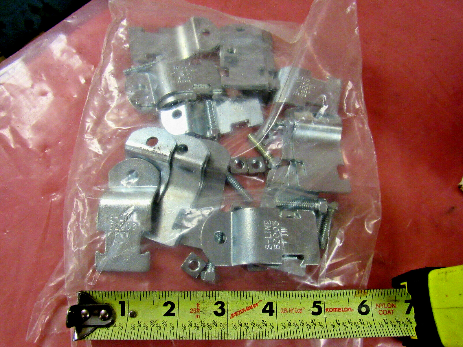 B-LINE B2003-ZN 1″ EMT STEEL CONDUIT PIPE CLAMPS FOR UNISTRUT CHANNEL(LOT OF 50)