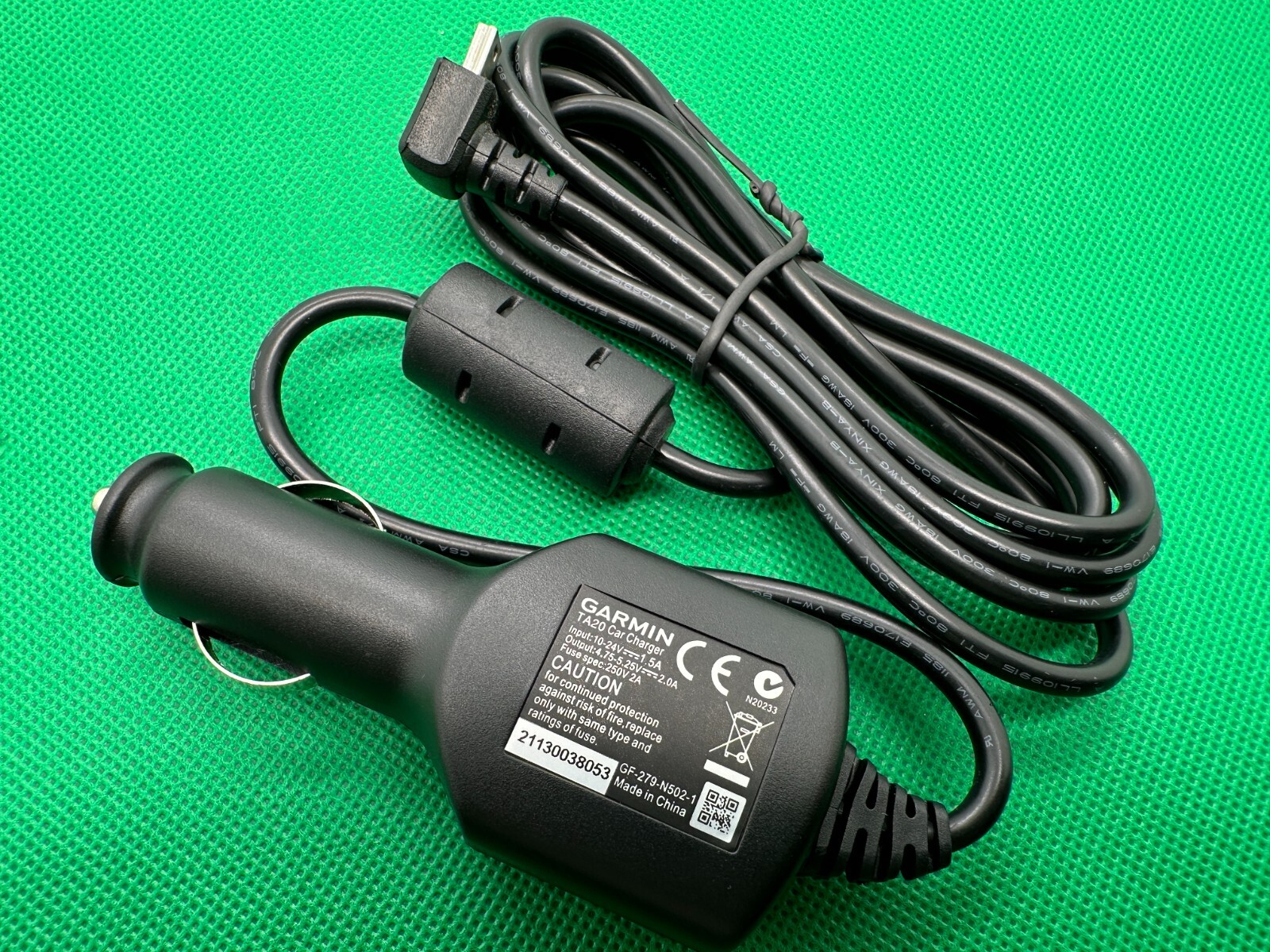 Garmin Vehicle TA 20 TA20 Traffic antenna Vehicle charger – power cable