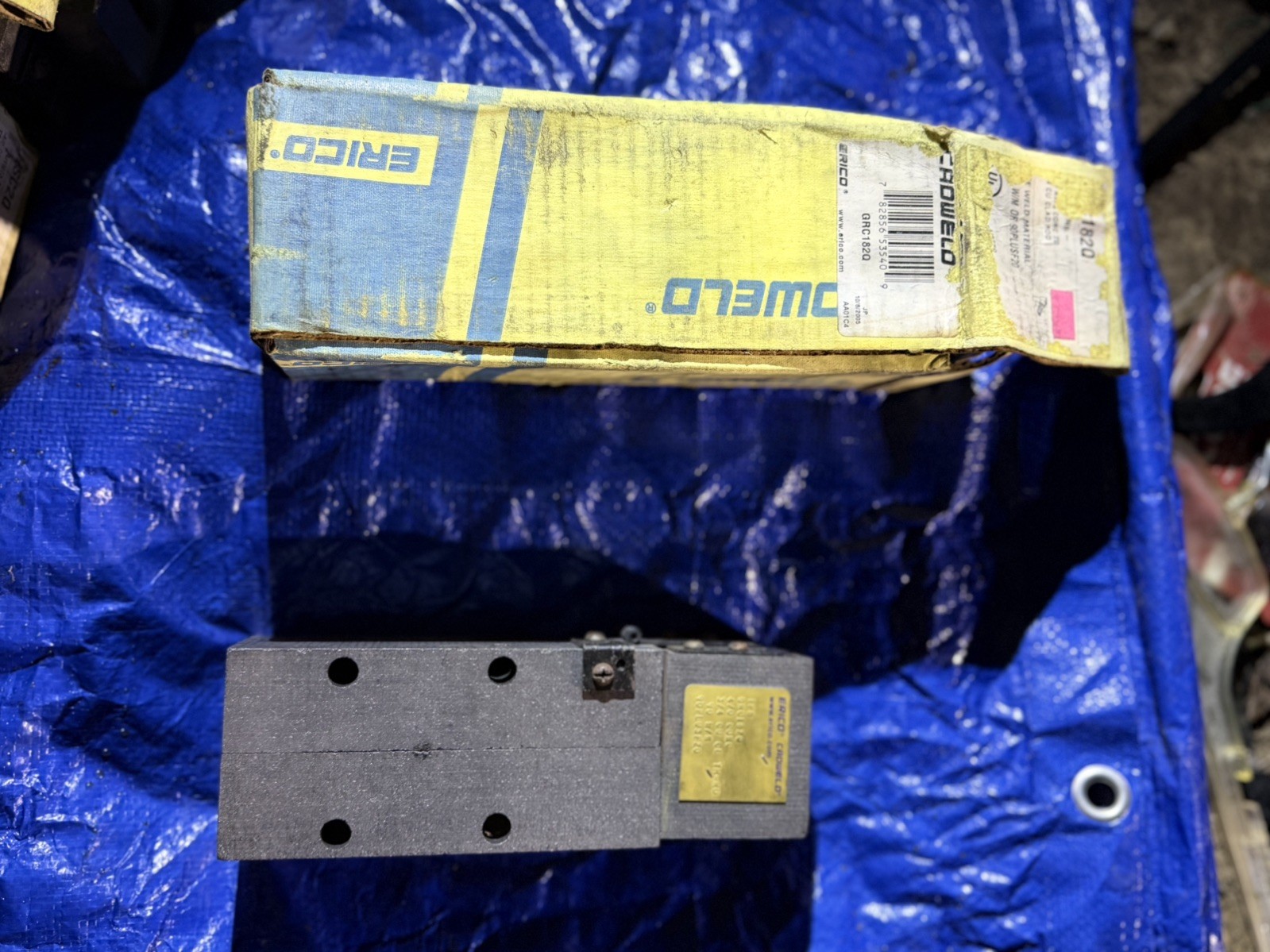 New nVent Cadweld Exothermic Mold GRC182Q 4/0 AWG Conc. to 3/4 Cu-Clad Rod