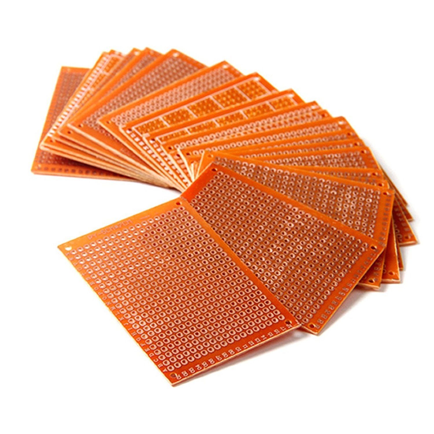 Hiletgo 20pcs Solder Finished Prototype Pcb For Diy 5x7cm Circuit Board Breadboa
