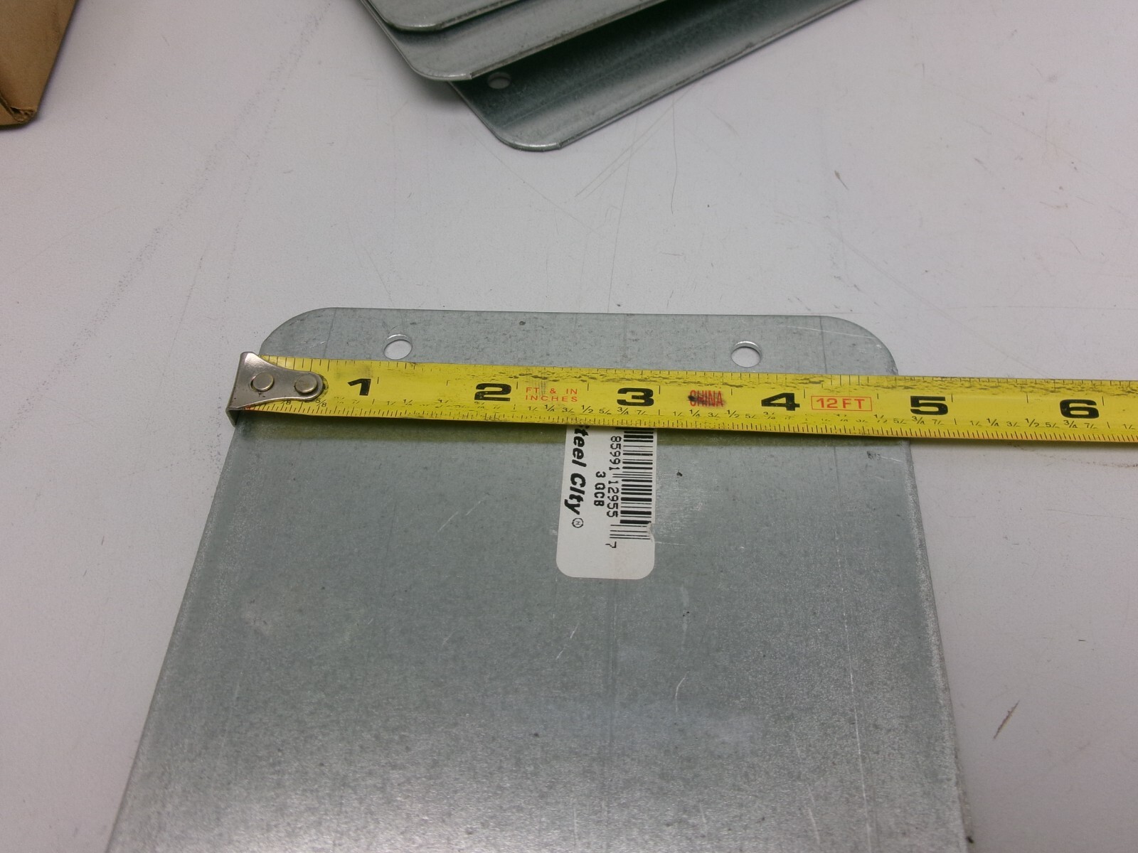 THOMAS & BETTS STEEL CITY 3GCB GALVANIZED STEEL COVER #135KZ