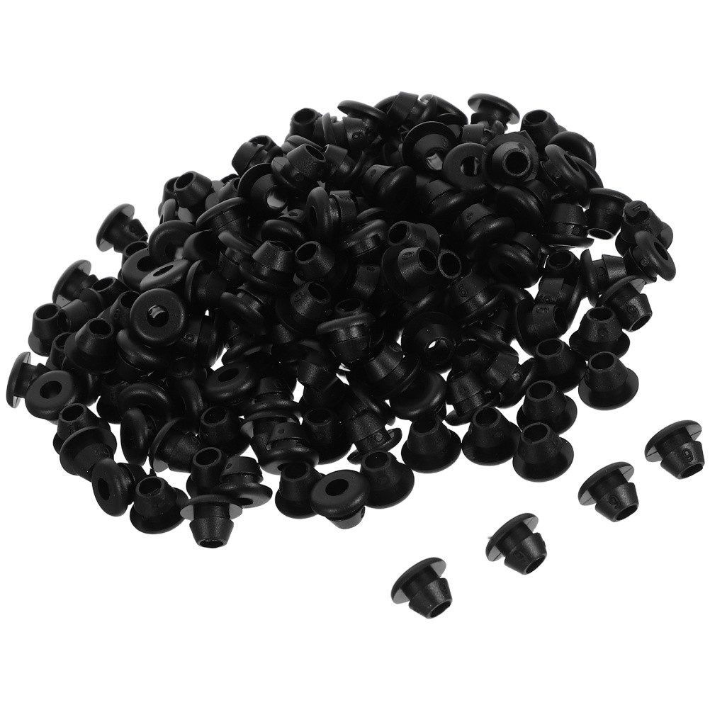 200 Pcs Rubber Grommets for Cables Electrical Wire Hole Plugs Automotive