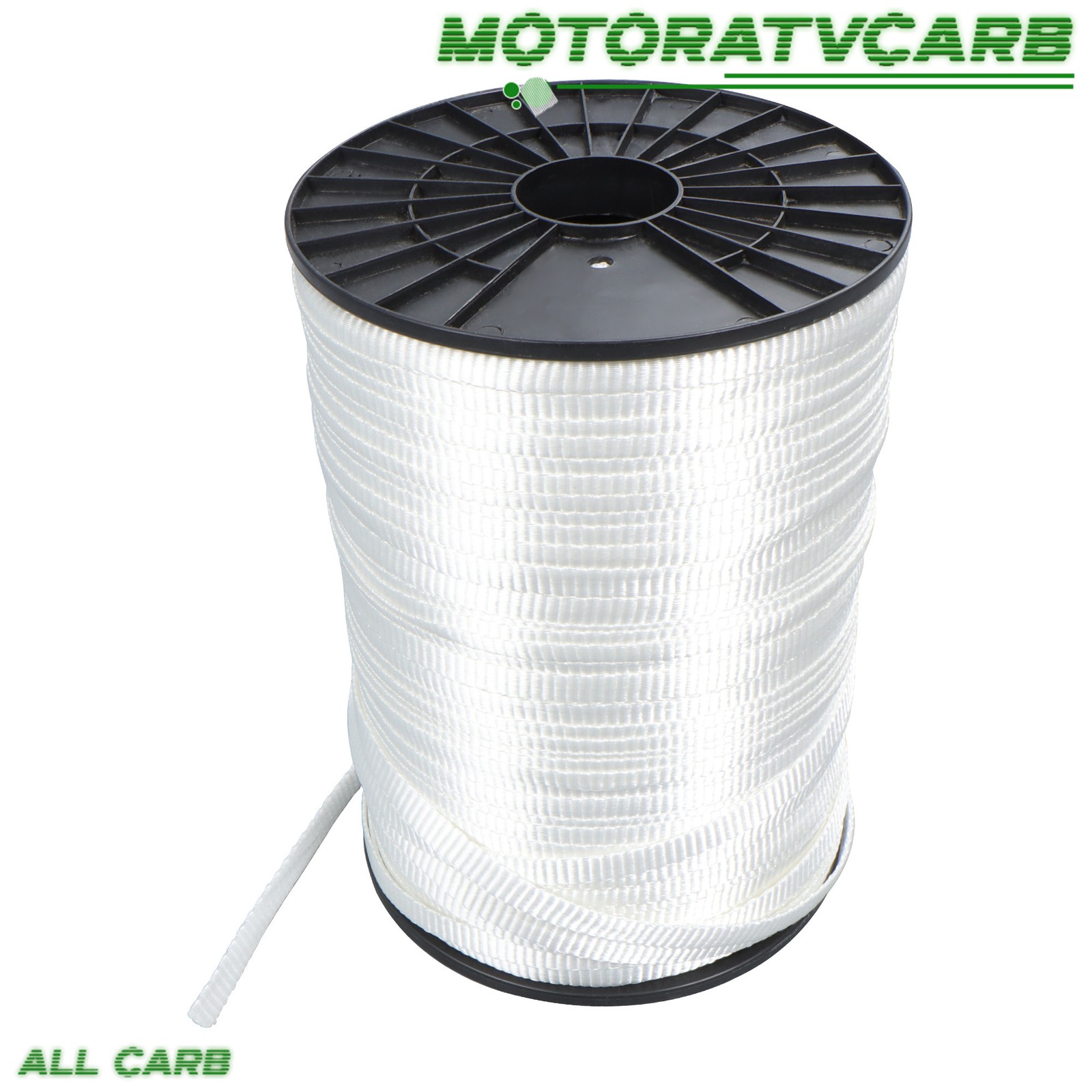 ALL-CARB Polyester Pull Tape Webbing Mule Tape Flat Rope 1/2in × 1053 Feet
