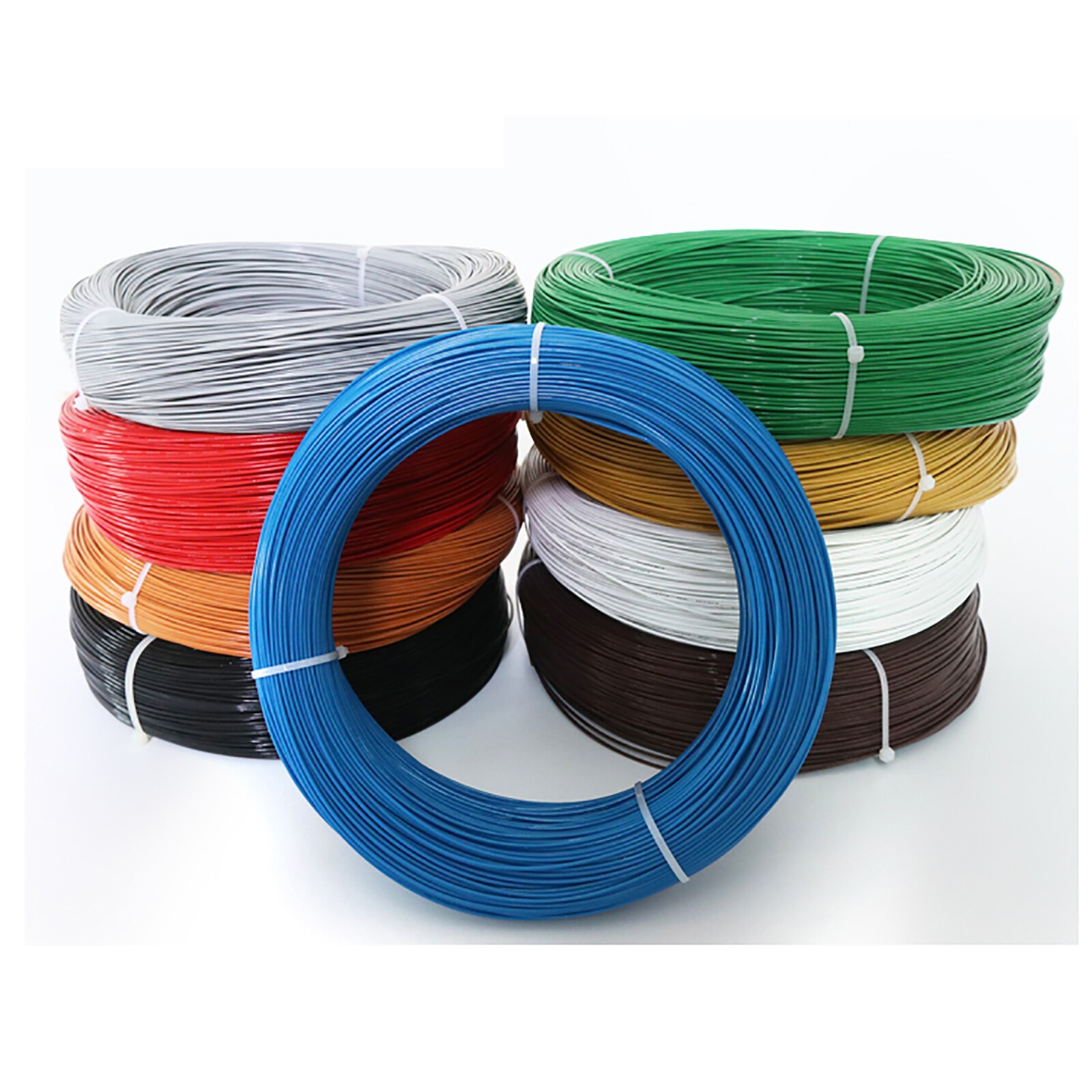 12/14/16/18/20/22/24/26/28 AWG PTFE Cable Wire Flexible Tinned Copper Stranded