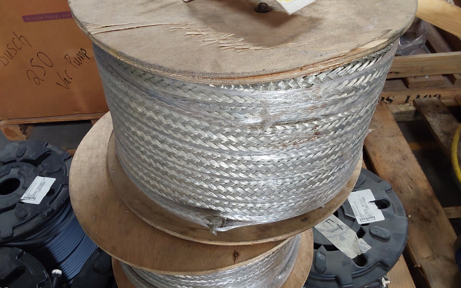 “100 FEET 1/2 BRAIDED GROUND STRAP GROUNDING TINNED COPPER USA location c-2