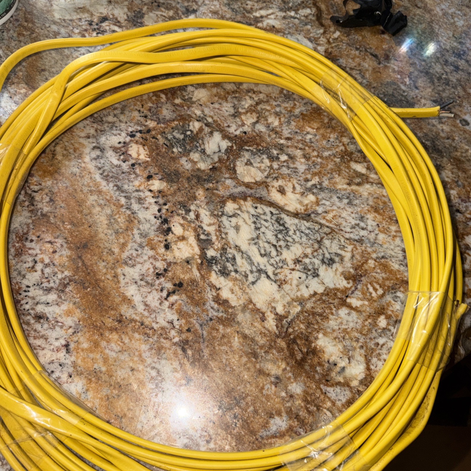 Yellow Romex Simpull Indoor Wire Copper Type NM-B Ground 50 Feet 600 Volt