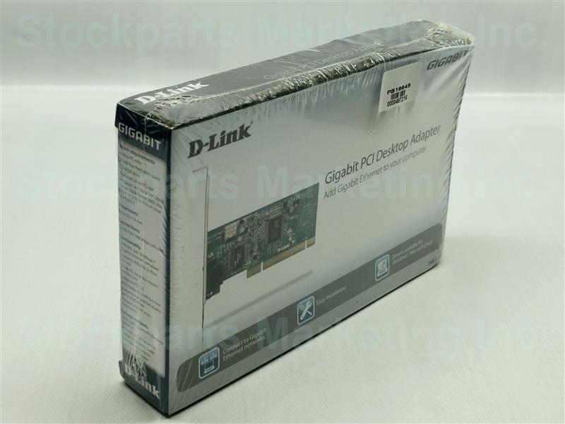 D-Link DGE-528T DGE528T VER.: C1 Gigabit PCI Desktop Adapter NEW NIB