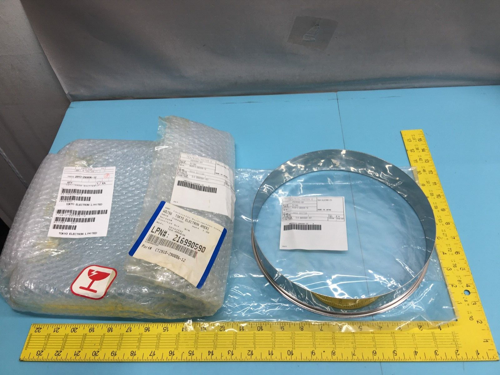 TOKYO ELECTRON TEL CT2910-290006-12 SOD INNER SHUTTER KIT, 155338