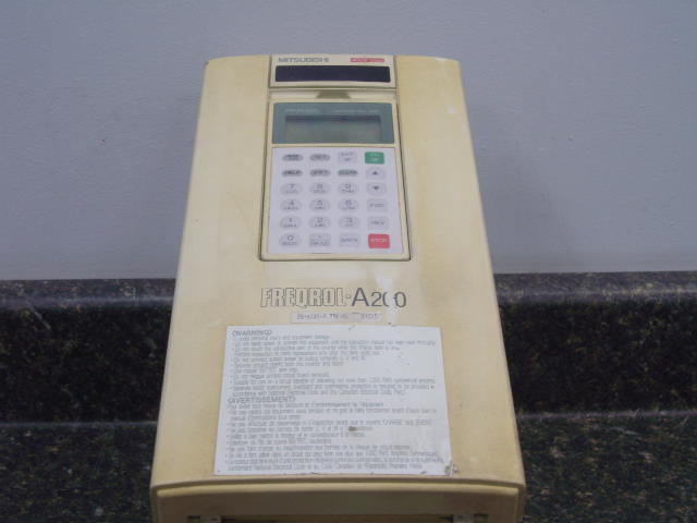 Mitsubishi FR-A240-0.75K-UL FREQROL-A200 IS REPAIRED WITH A 30 DAY WARRANTY