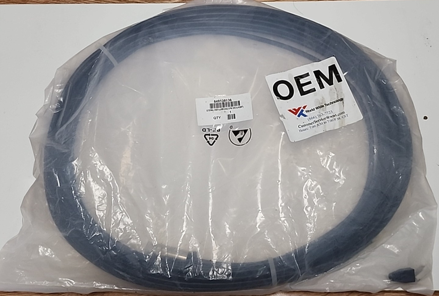 ALCATEL LUCENT 849138136 50FT ALARM CABLE 8 PIN CIRCULAR [BB4]
