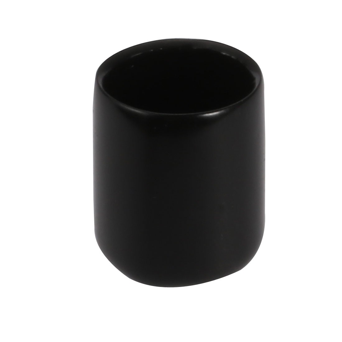 5Pcs 15mm Inner Dia PVC Flexible Vinyl End Cap Screw Protector Cover Black